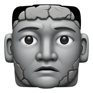 Make this emoji in professional vesion 🗿 sticker