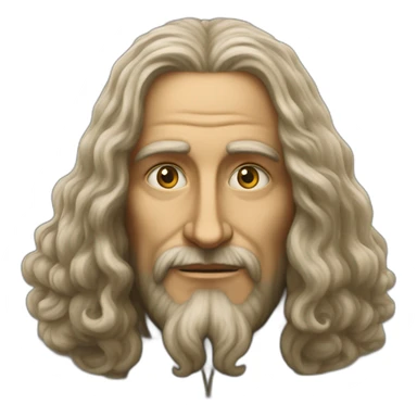 Léonard de Vinci sur u' train sticker