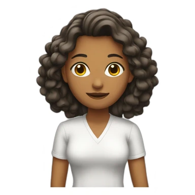 femme enervée en réunion sticker