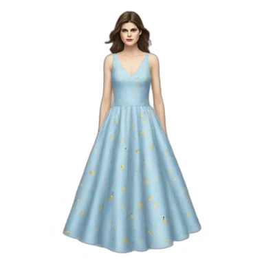 Alexandra Daddario dress sticker