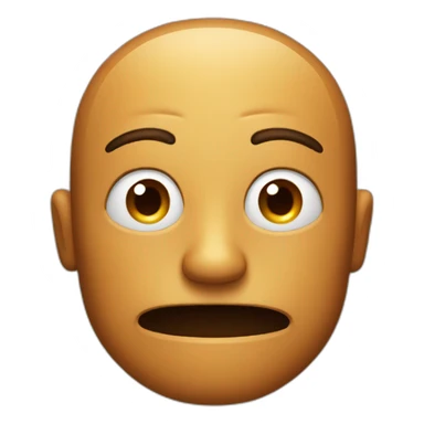 burnt face man sticker