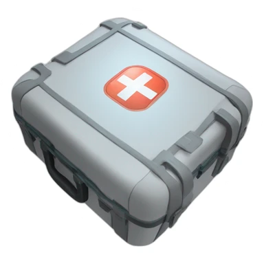 futuristic technological Field first aid kit sticker