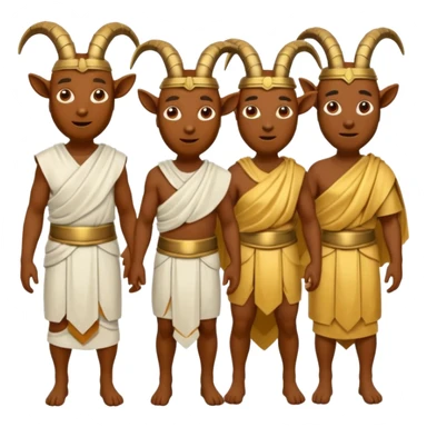 goat headed people sticker