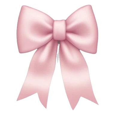pale pink bow sticker