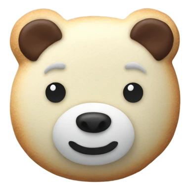 Bear-shaped marshmallows sticker