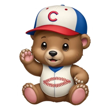 Chicago Cubs Bear Cub sticker