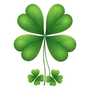 clover with 5 leaves (not 4) sticker