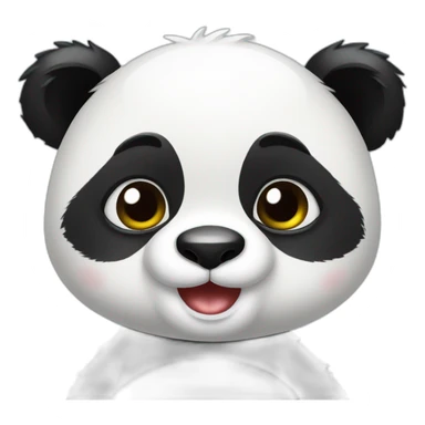 Bébé panda sur panda sticker