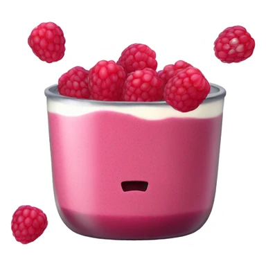 Raspberry chia pudding  sticker