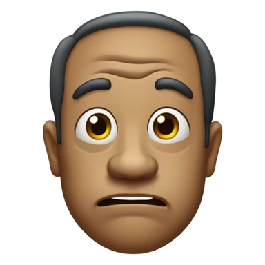 Disgusted look sticker