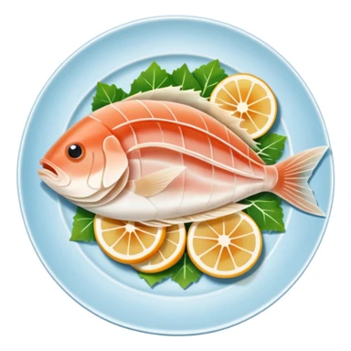 flatfish sashimi sticker
