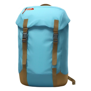light blue vault north face backpack sticker