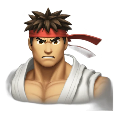 Ryu Street Fighter sticker