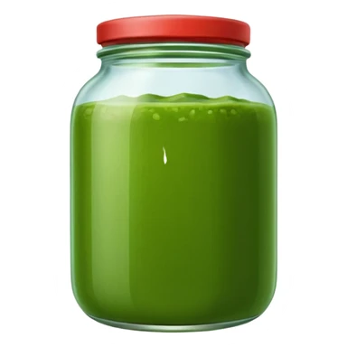 green sofrito in a jar sticker