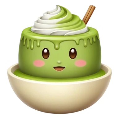 Kokos matcha sticker