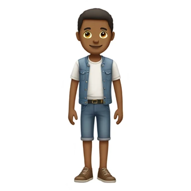 Human with three legs, middle leg shorter than the other two legs ￼ sticker
