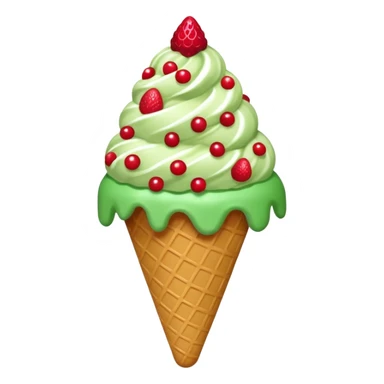 Helados estilo navidad  sticker
