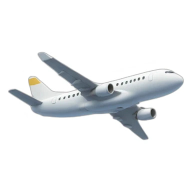 Plane flying in place sticker