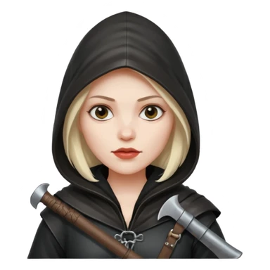 woman executioner sticker