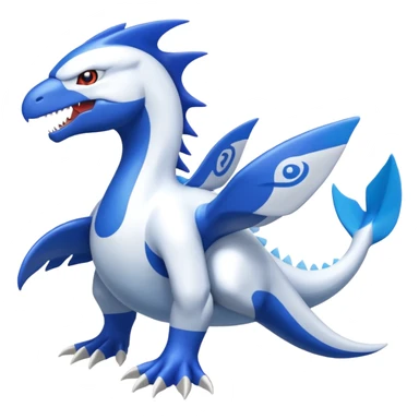 Reshiram-Amaura-Helioptile-Latios-Kyogre-fusion sticker