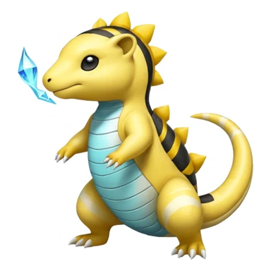 Salandit-Ampharos-Helioptile-Amaura-Samdshrew-fusion sticker