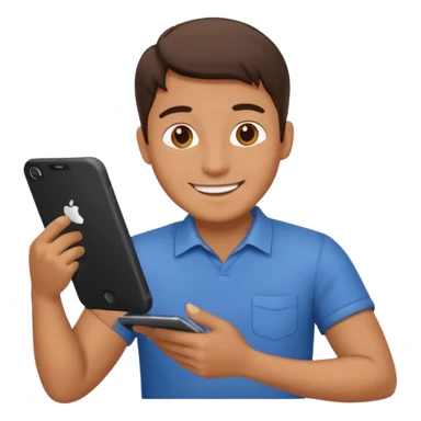 Homme heureux bricoleur  sticker