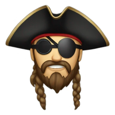 pirate-with-eyepatch sticker