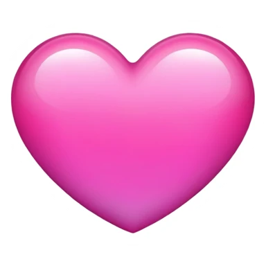 Radiant gradient pink heart 💗 sticker