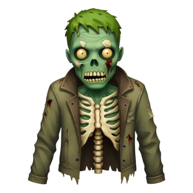 zombie monster sticker