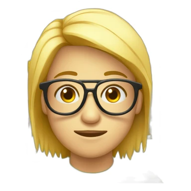 Quimico farmacológico joven con lentes sticker