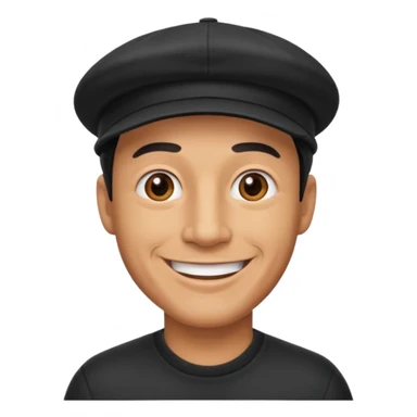 Dad joke dad with black cap sticker