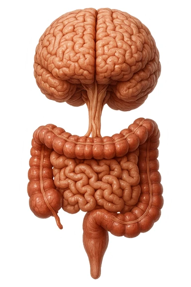 INTESTINO ANATOMICO UMANO UNITO VERTICALMENTE A CERVELLO
IPERREALISTICO 4K sticker