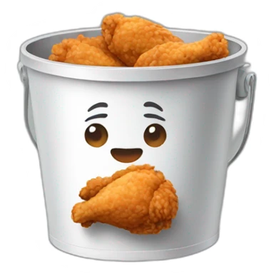 Fried Chicken Bucket sticker