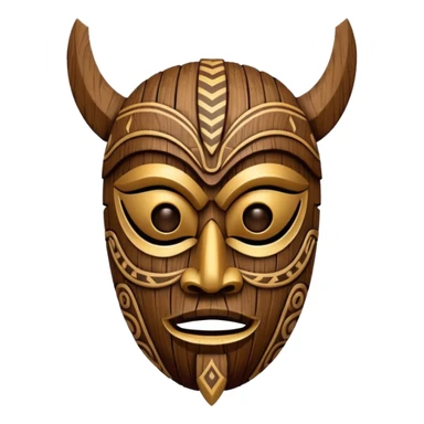 tribal mask sticker