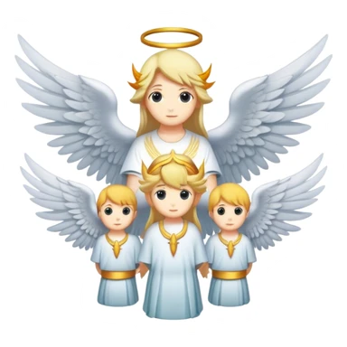 6 WINGED SERAPHIM  sticker