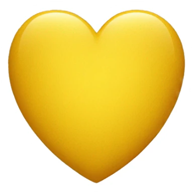 heart-deep-yellow-color sticker