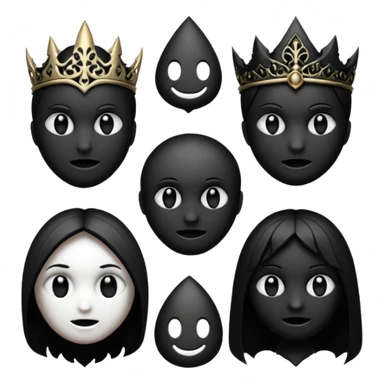 gothic emojis sticker