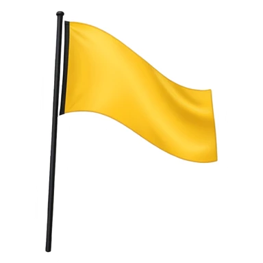 Create yellow line black line and yellow lined flag sticker