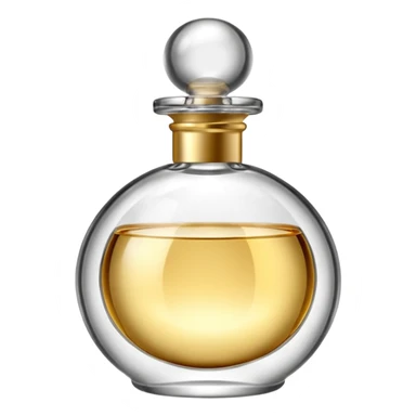 Her perfume bottle sticker