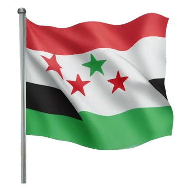 Free Syria flag sticker