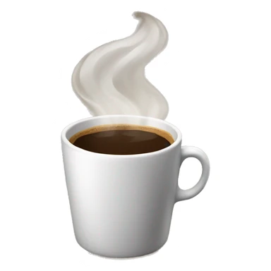 A cup of coffee sticker