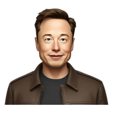 elon musk winks sticker