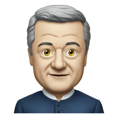 poroshenko and Ukrainian flag sticker