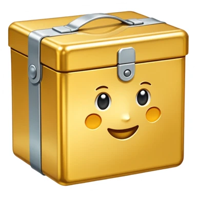 Clean Gold box frontview sticker