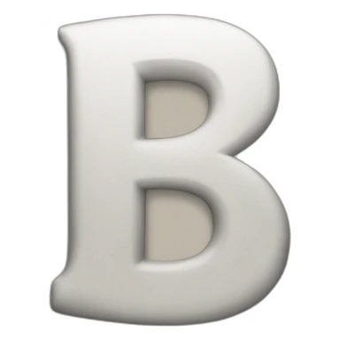 letter b sticker
