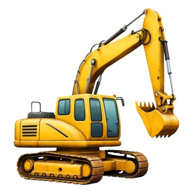 excavator sticker