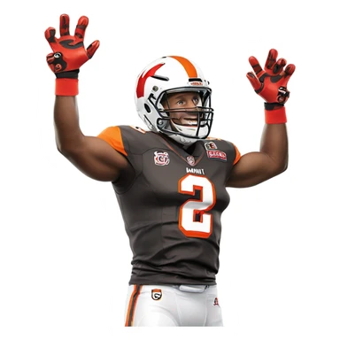 Cam ward umiami qb celebration sticker