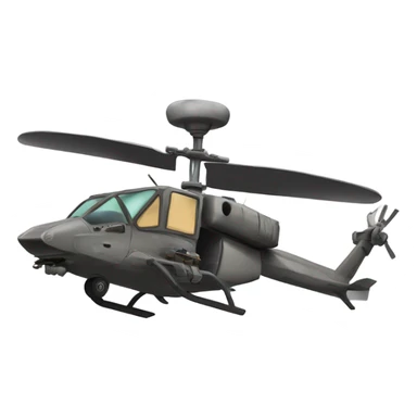 Raccoon flying AH-64  sticker