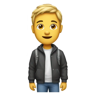 student on ipad sticker