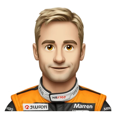 2024 McLaren Formula 1 Car sticker